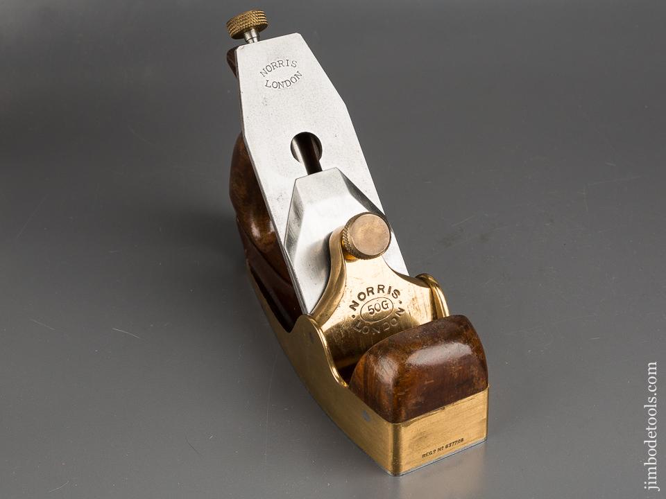 NORRIS No. A50G Pre-War Smooth Plane NEAR MINT in Original Box - 93003UR - AS OF MAY 11