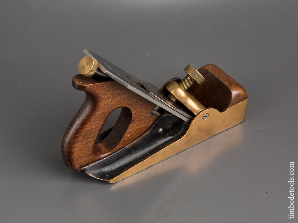 Heavy Gunmetal Infill Smooth Plane with Steel Sole and 2 1/4 inch NORRIS Iron - 83913