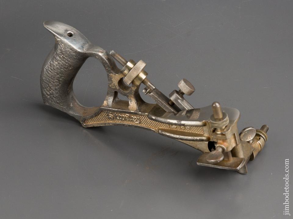 STANLEY No. 196 Curved Rabbet Plane 100% COMPLETE - 83941