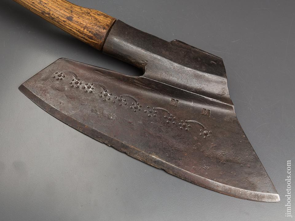 Early Decorated Goose Wing Axe EXTRA FINE - 83963