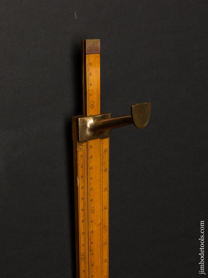 45 inch DRING & FAGE LONDON Boxwood Customs Slide Rule - 84110