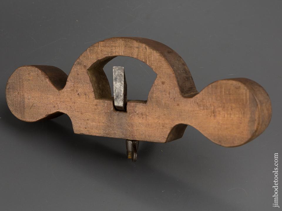 Hag's Tooth Router Plane with Ornate Escutcheon - 84122