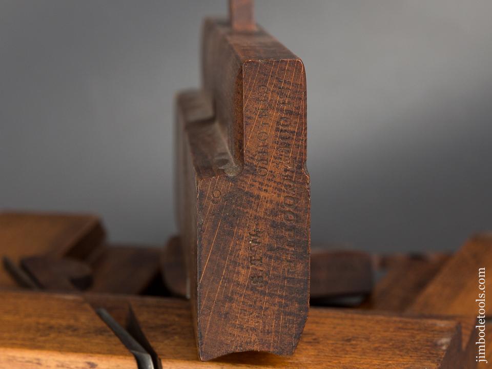 COMPLETE American Set of 18 Hollows & Rounds Molding Planes by S. SLOOP CICtOHIO circa 1829-40 - 84184