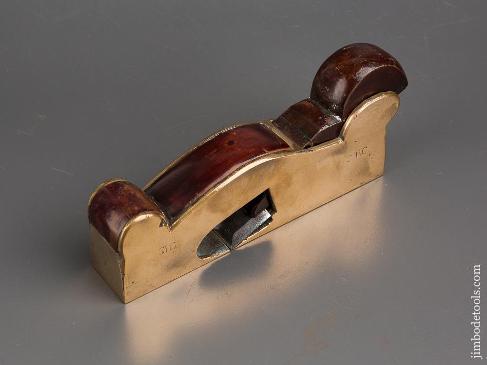 Pretty 1 1/2 x 7 3/4 inch Brass Shoulder Plane - 84241