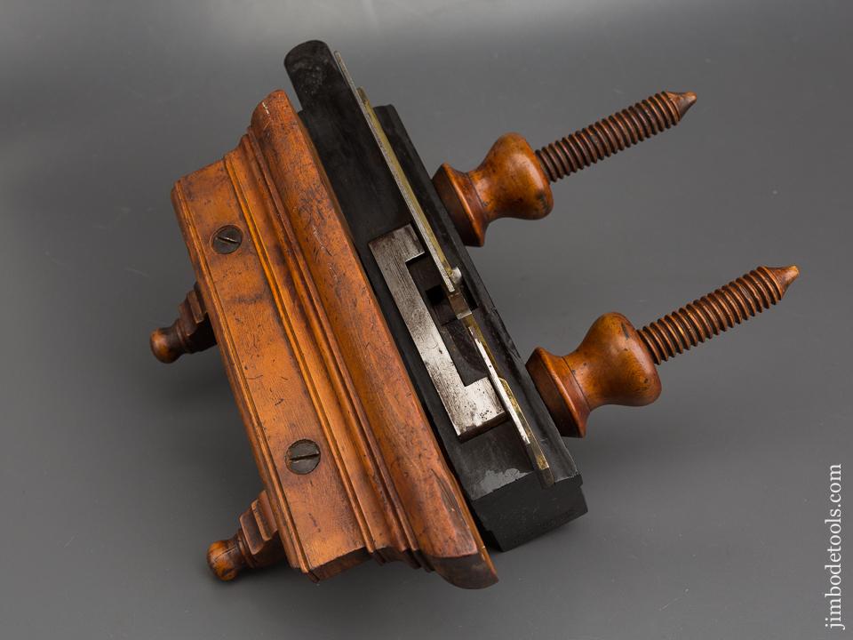D.R. BARTON ROCHESTER N.Y. Rosewood & Boxwood Plow Plane circa 1832-74 FINE - 84305