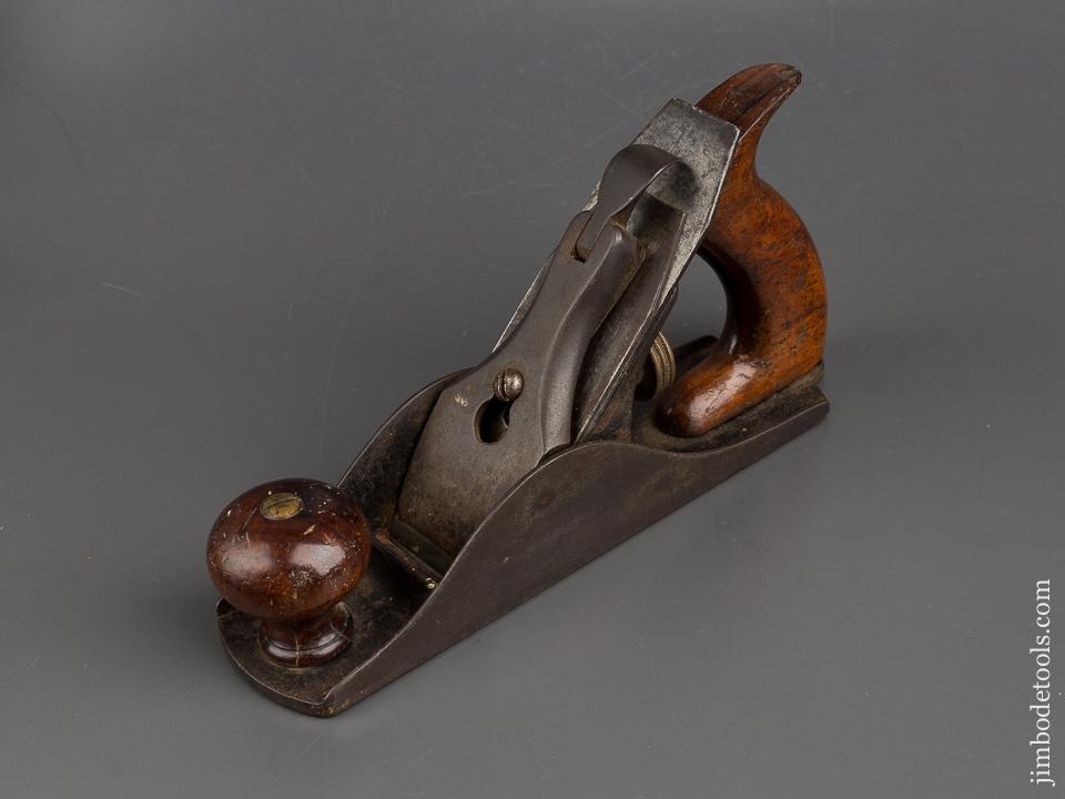 STANLEY No. 3 Smooth Plane Type 2 circa 1869-72 with A logo Iron & Cap Iron - 84370