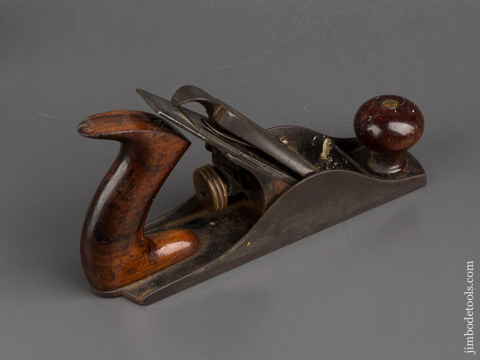 STANLEY No. 3 Smooth Plane Type 2 circa 1869-72 with A logo Iron & Cap Iron - 84370