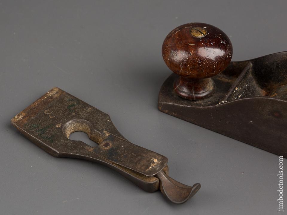 STANLEY No. 3 Smooth Plane Type 2 circa 1869-72 with A logo Iron & Cap Iron - 84370