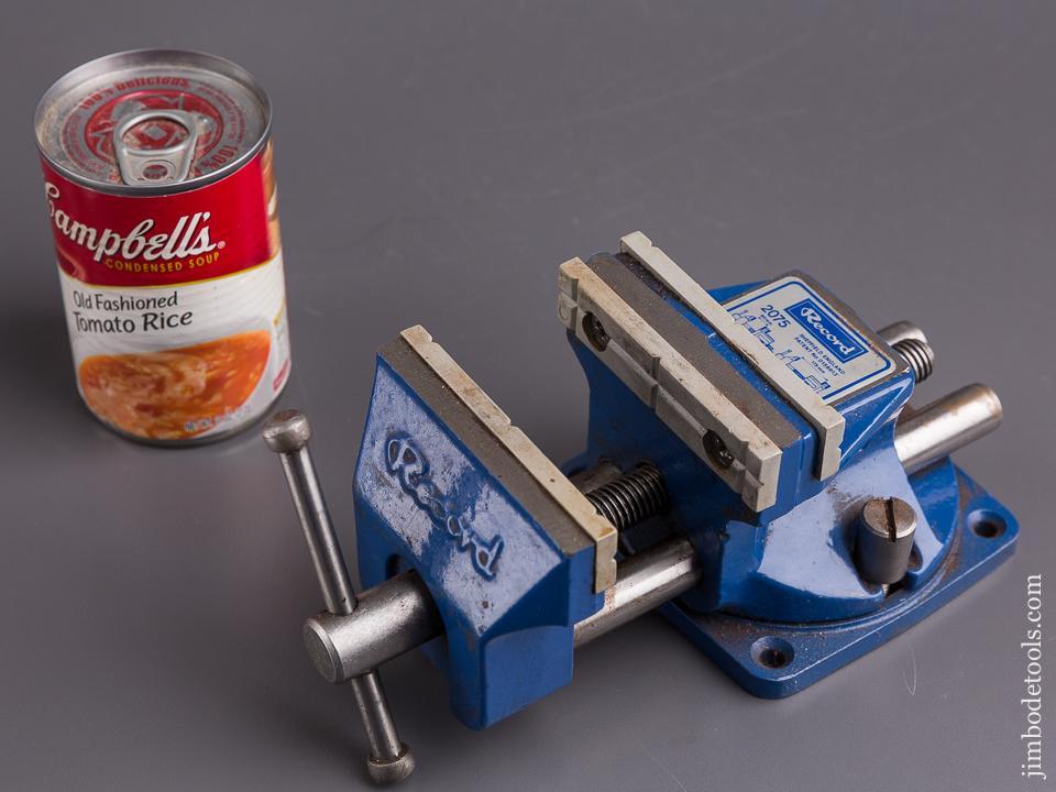 RECORD Top of the Line! No. 2075 Reversible Bench Vise with Swivel Base and Decal - 84635