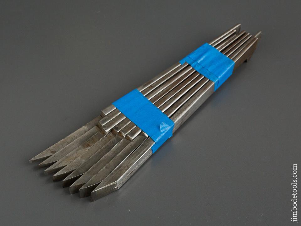 Good User Set of MATHIESON Graduated Plow Plane Irons - 84681
