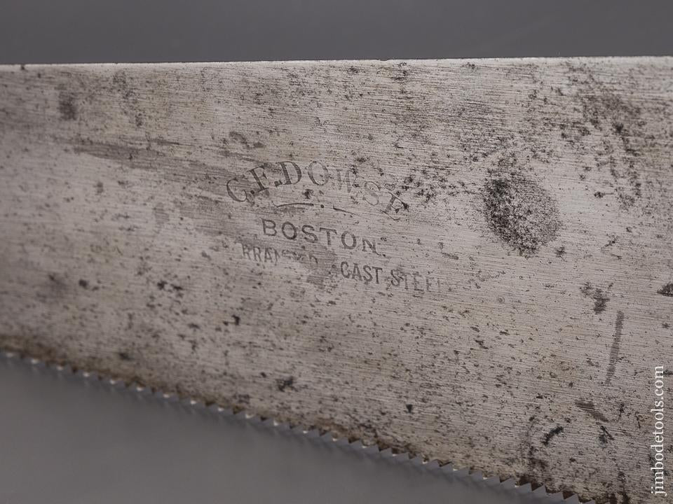 6 point 26 inch Rip C.F. DOWSE BOSTON, MA Hand Saw - 84797
