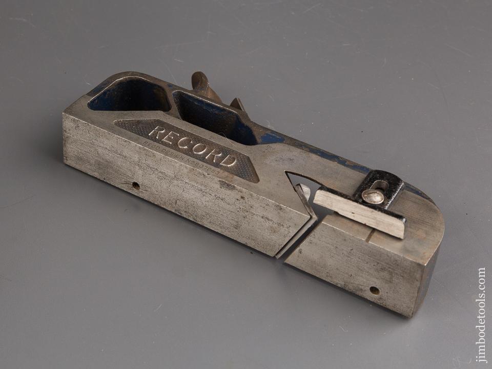 Good User RECORD No. 713 Skewed Rabbet Plane - 84974