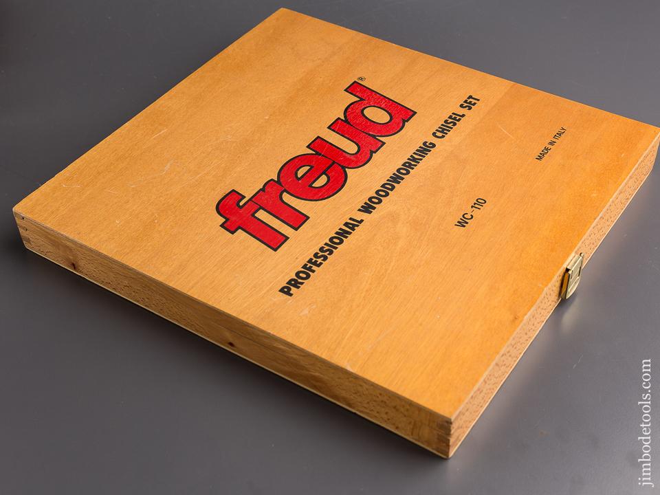 FREUD No. WC-110 Set of Ten Woodworking Chisels with Decals in Original Box - 85005