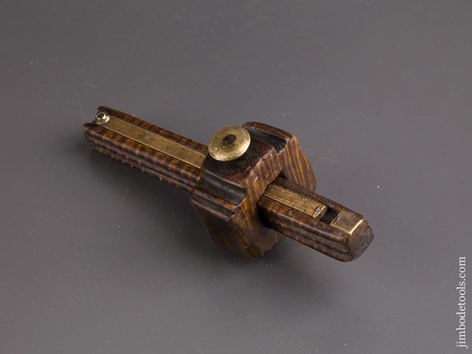 Drop Dead Stunning! 1812 Tiger Maple Mortise Gauge - 85036U