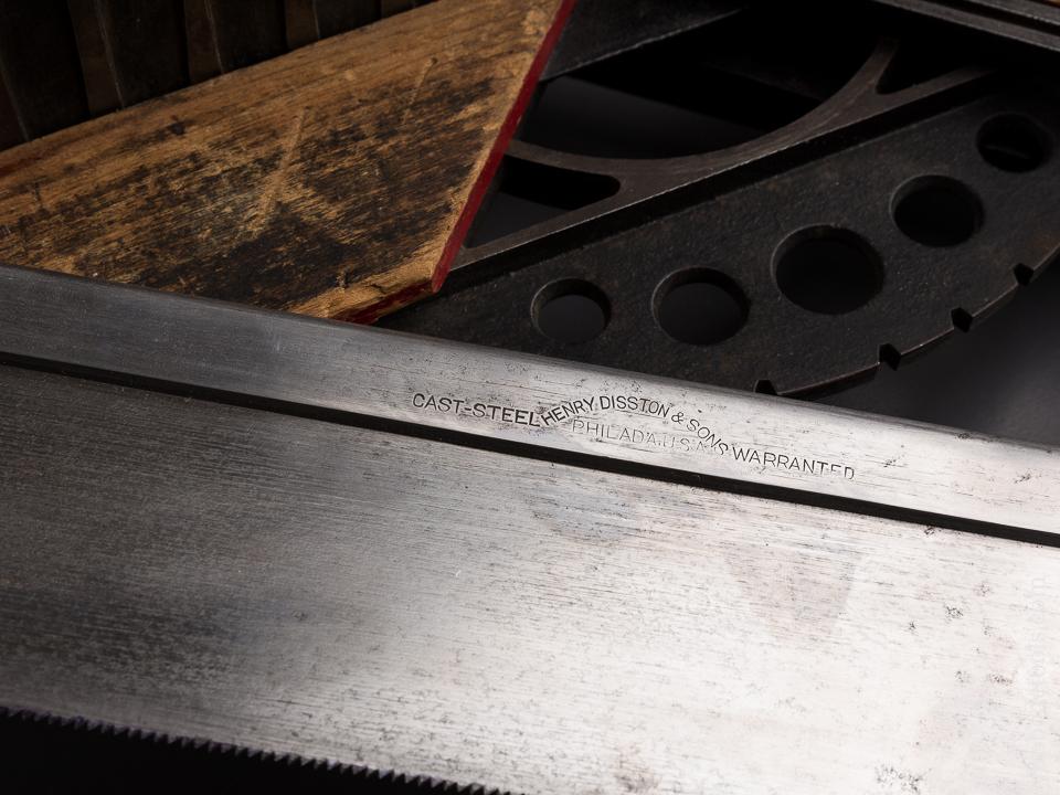 MILLERS FALLS LANGDON No. 15 1/2 Miniature Miter Box and Saw JUST SHARPENED! - 85278