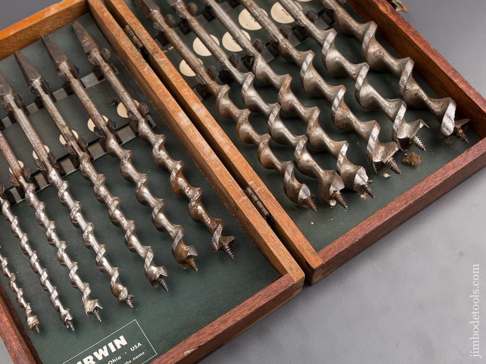 Complete Set of IRWIN Auger Bits in Original Box - 85282