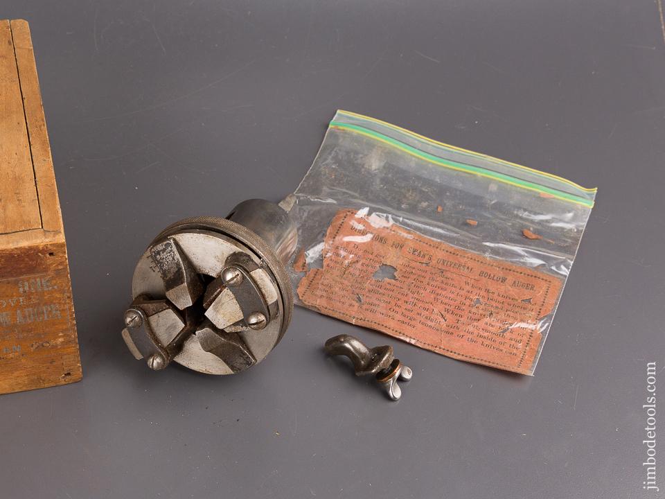 JAMES SWAN No. 6001 Universal Hollow Auger EXTRA FINE with Instructions and Depth Stop in Original Box - 85470