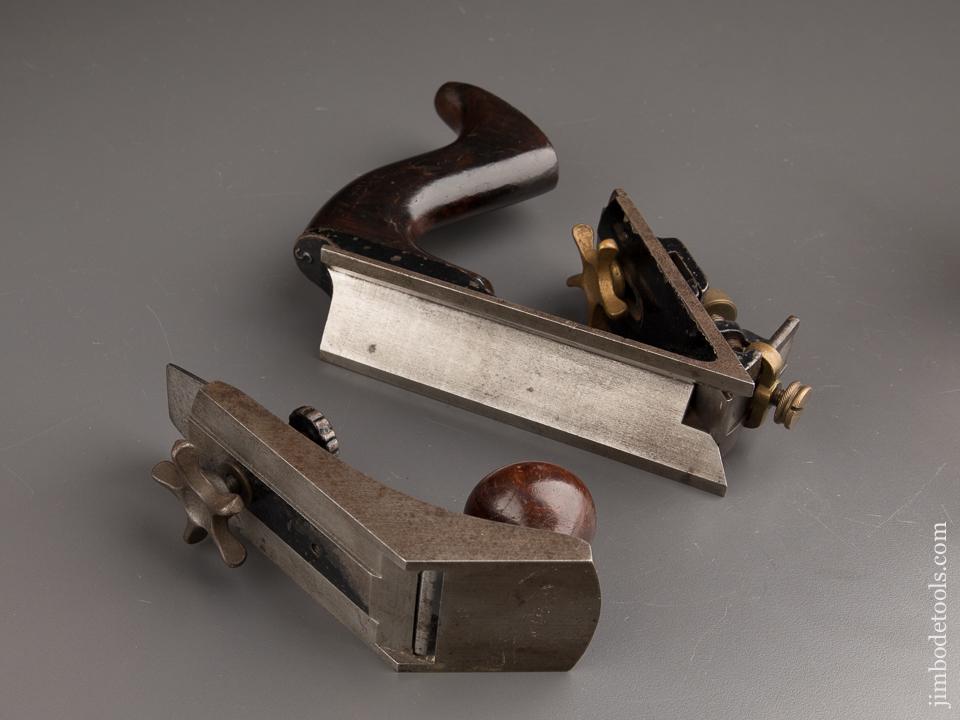 Extra Fine! TRAUT Patent April 21, 1885 STANLEY No. 72 1/2 Chamfer Plane with Beading Attachment and Six Cutters - 85539