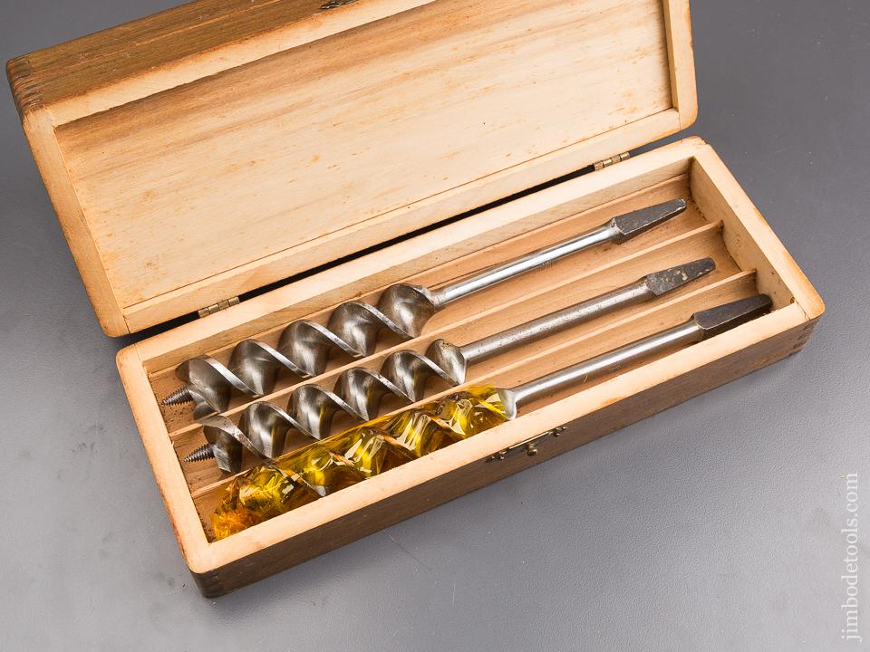 EXTRA EXTRA FINE! Complete Set of 13 RUSSELL JENNINGS Auger Bits in Original 3 Tiered Box - 85587