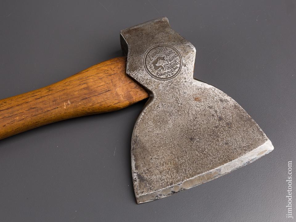 Awesome Embossed EVANSVILLE Single Bevel Side Axe - 85823