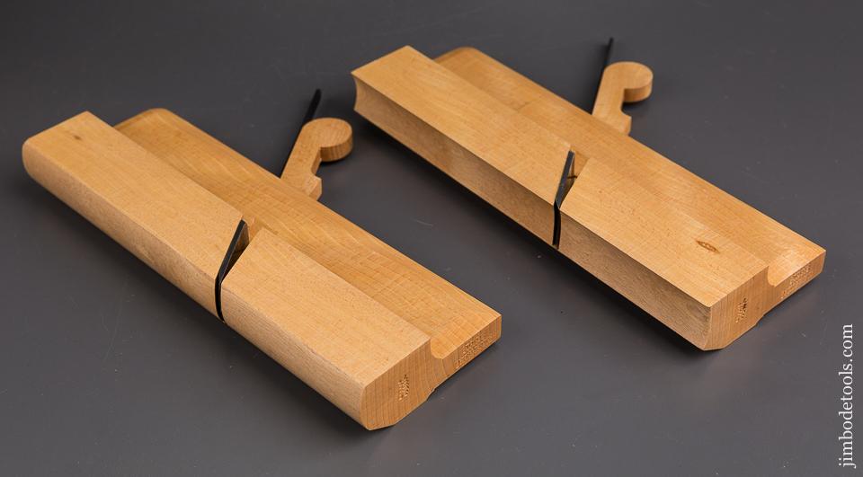 MINT Pair of Hollow & Round No. 14 Molding Planes by OLD STREET TOOL née CLARK & WILLIAMS - 85918