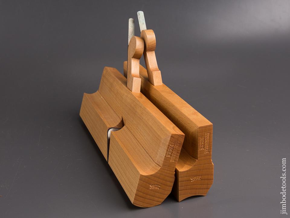 MINT Pair of Hollow & Round No. 16 Molding Planes by OLD STREET TOOL née CLARK & WILLIAMS - 85922
