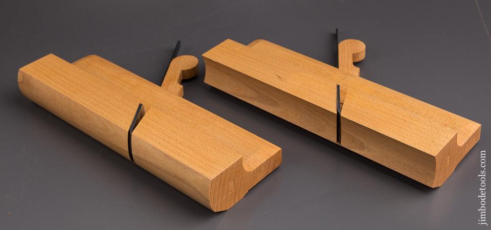 MINT Pair of Hollow & Round No. 16 Molding Planes by OLD STREET TOOL née CLARK & WILLIAMS - 85922