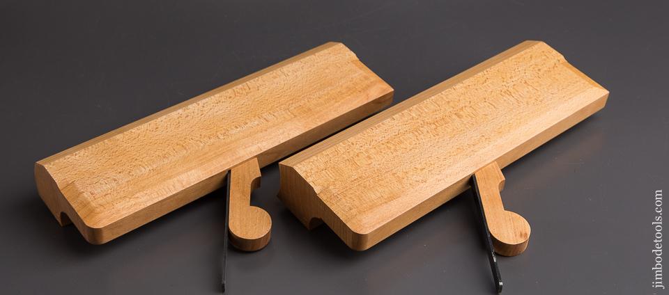 MINT Pair of Hollow & Round No. 16 Molding Planes by OLD STREET TOOL née CLARK & WILLIAMS - 85922