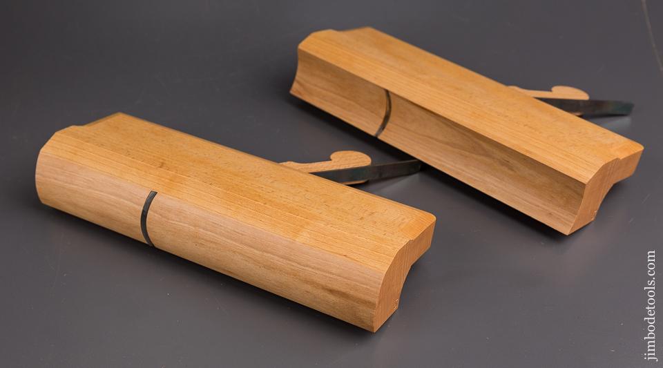MINT Pair of Hollow & Round No. 18 Molding Planes by OLD STREET TOOL née CLARK & WILLIAMS - 85924