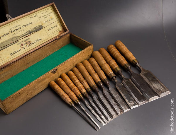 Wedge 11 Piece Set of Fine Carving Tools - Tz7411