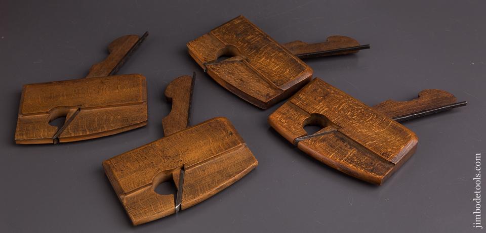 Miniature Compassed Hollow & Round Plane Set by HIELDS NOTTINGHAM circa 1830-1881 FINE - 86257U
