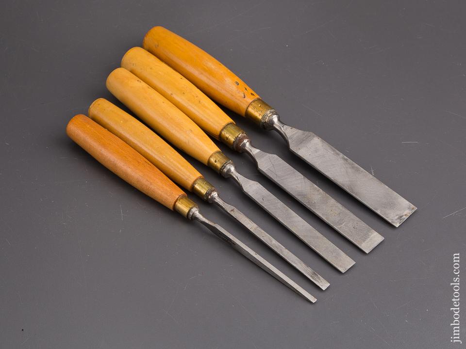 FINE Set of Five KANGAROO Tang Chisels - 86282