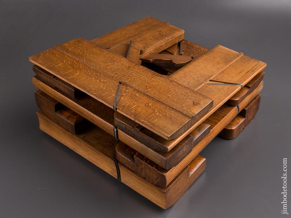 Matched Set of Nine Hollows & Rounds Moulding Planes by GRIFFITHS NORWICH circa 1803-1958 CRISP & FINE - 86312