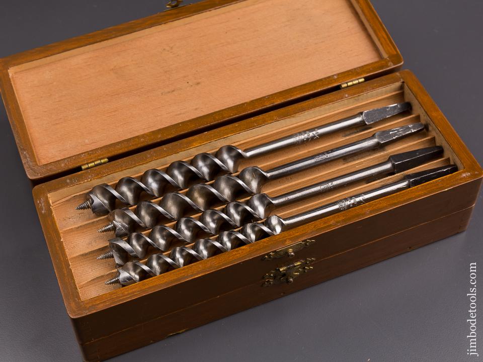 EXTRA FINE Complete Set of 13 RUSSELL JENNINGS Auger Bits in Original 3 Tiered Box - 86454