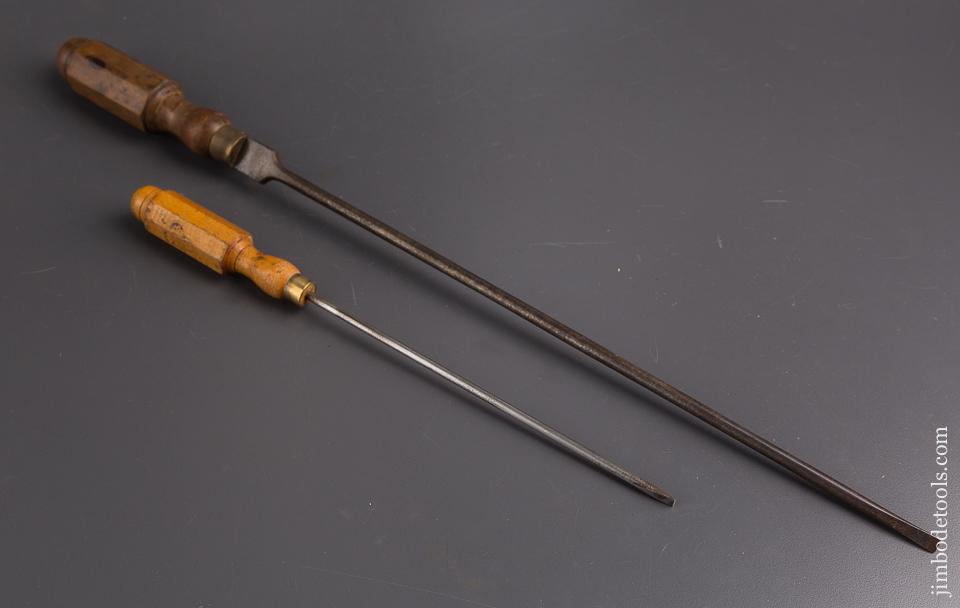 Two Boxwood Handled Screwdrivers - 86536