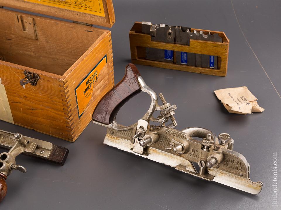 Good User RECORD No. 405 Combination Plane in Original Box - 86551