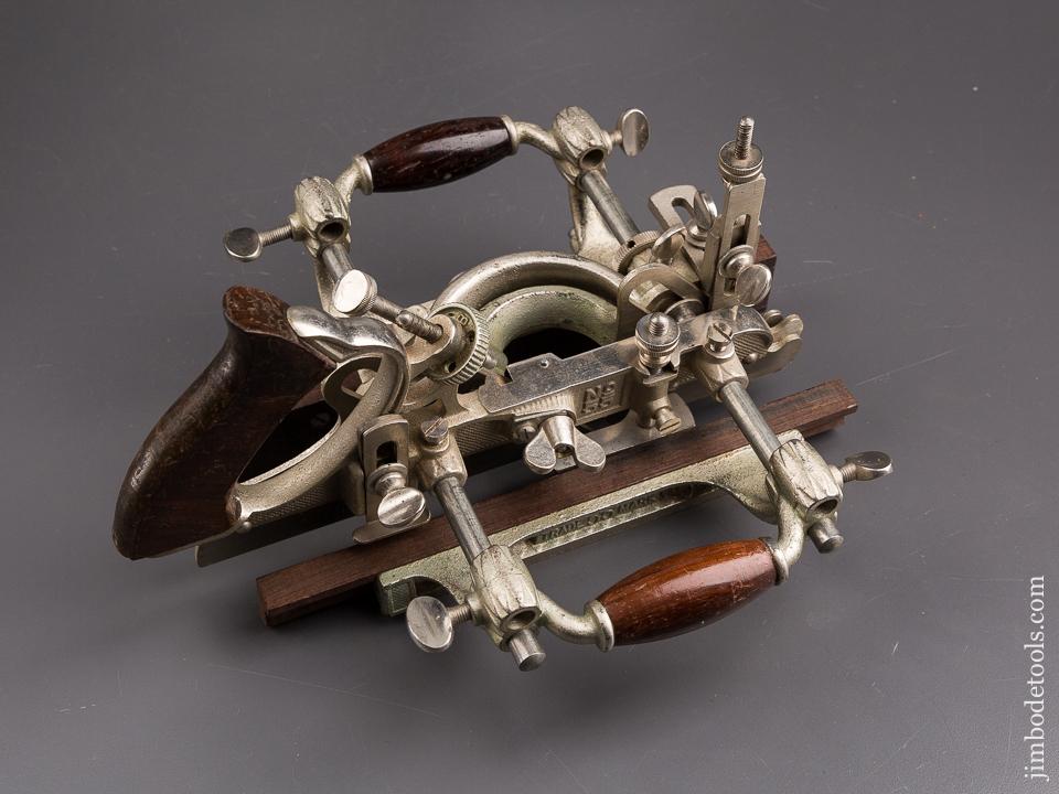 Near MInt! STANLEY No. 55 Combination Plane 100% COMPLETE in Custom Box Type 12 circa 1915-18 PERFECT - 86775