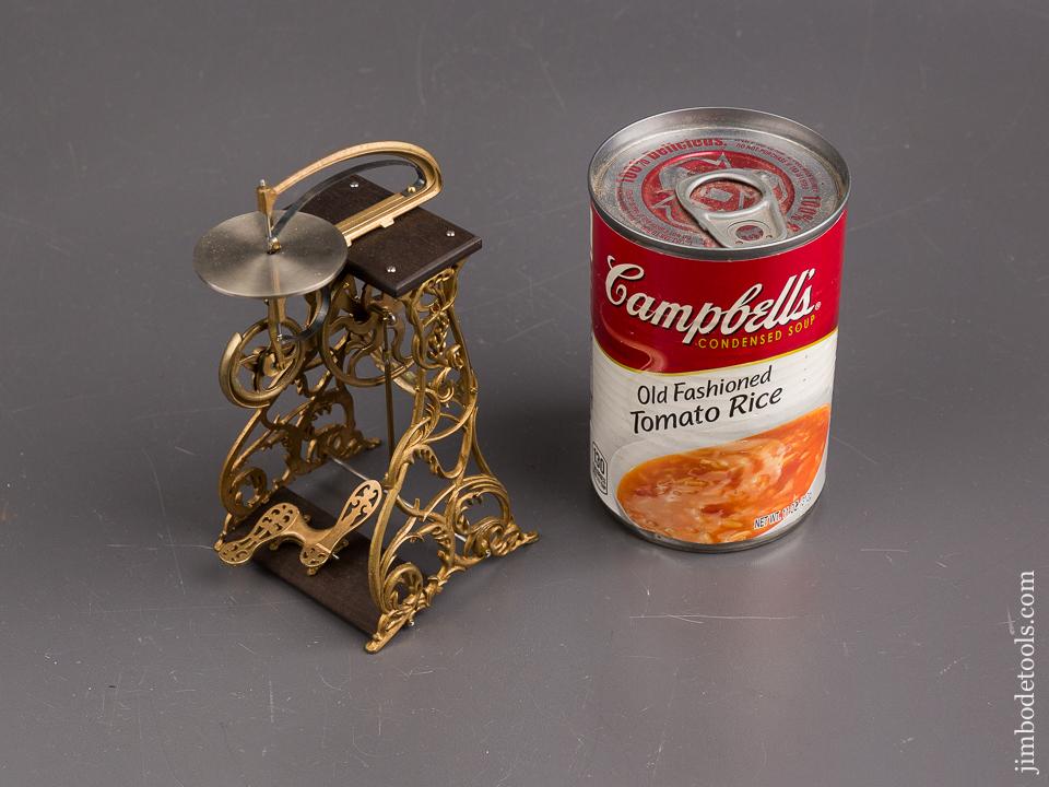 RARE and Beautiful! Cast Brass Model of a "FLEETWOOD" Treadle Scroll Saw by PAUL HAMLER - 86927U
