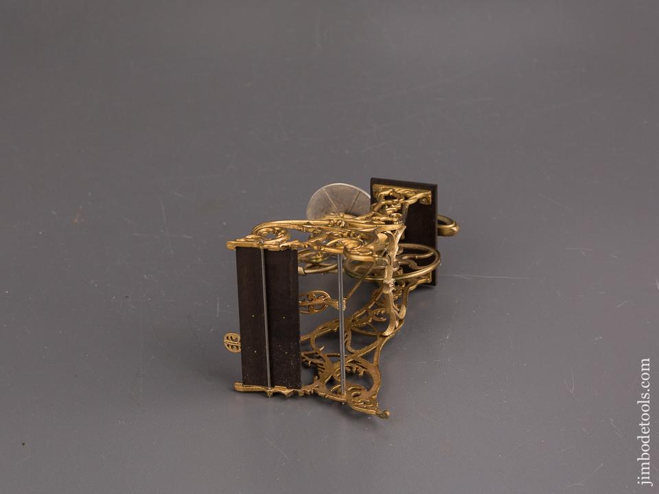 RARE and Beautiful! Cast Brass Model of a "FLEETWOOD" Treadle Scroll Saw by PAUL HAMLER - 86927U