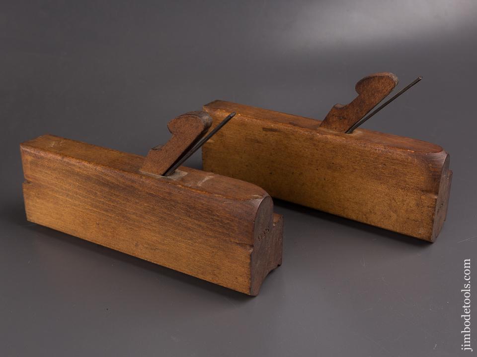 NEW OLD STOCK Cove and Quarter Round Molding Planes by J. E. CHILD circa 1850-80 UNUSED! - 86939