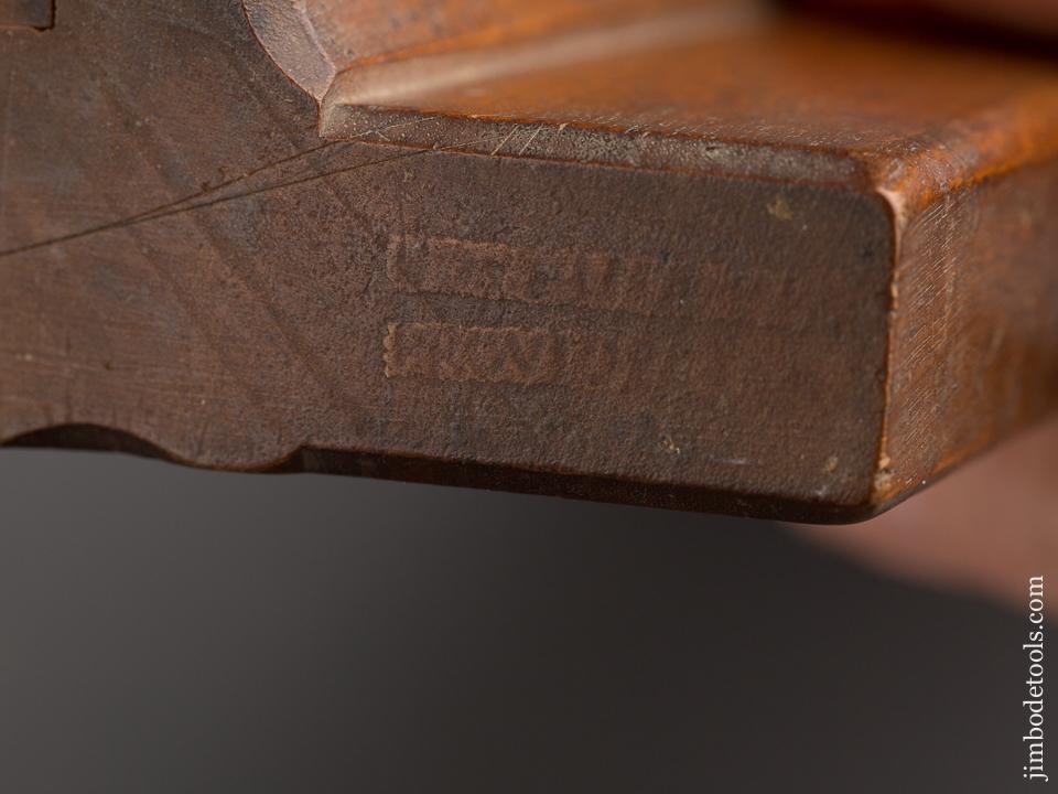 18th Century Ten inch Yellow Birch JO, FULLER PROVIDENCE Crispy Complex Molding Plane circa 1772-1822 FINE - 87077U