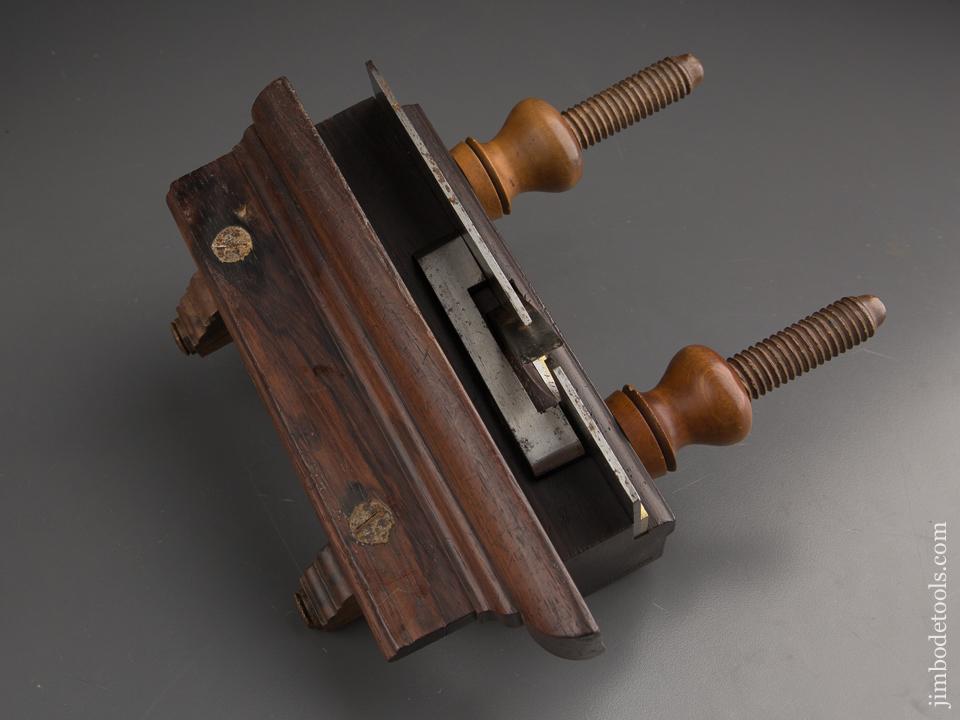 Rare! J.F. RANSOM Rosewood Plow Plane circa 1840 Watertown, NY - 87260