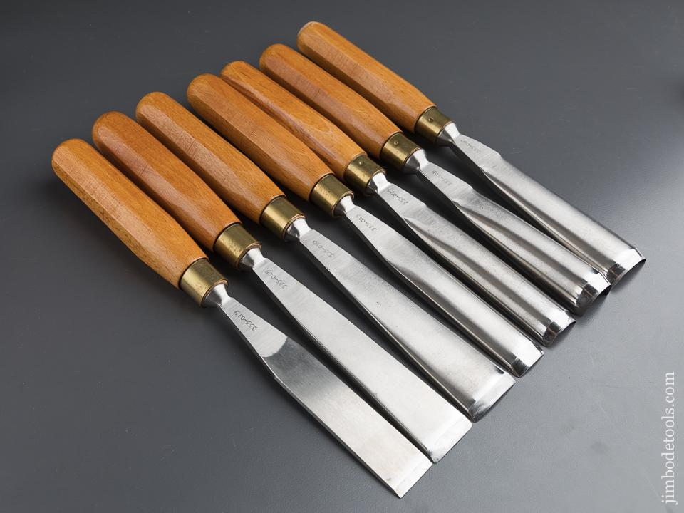 Seven MINT Monster Size ASHLEY ILES Carving Gouges - 87388