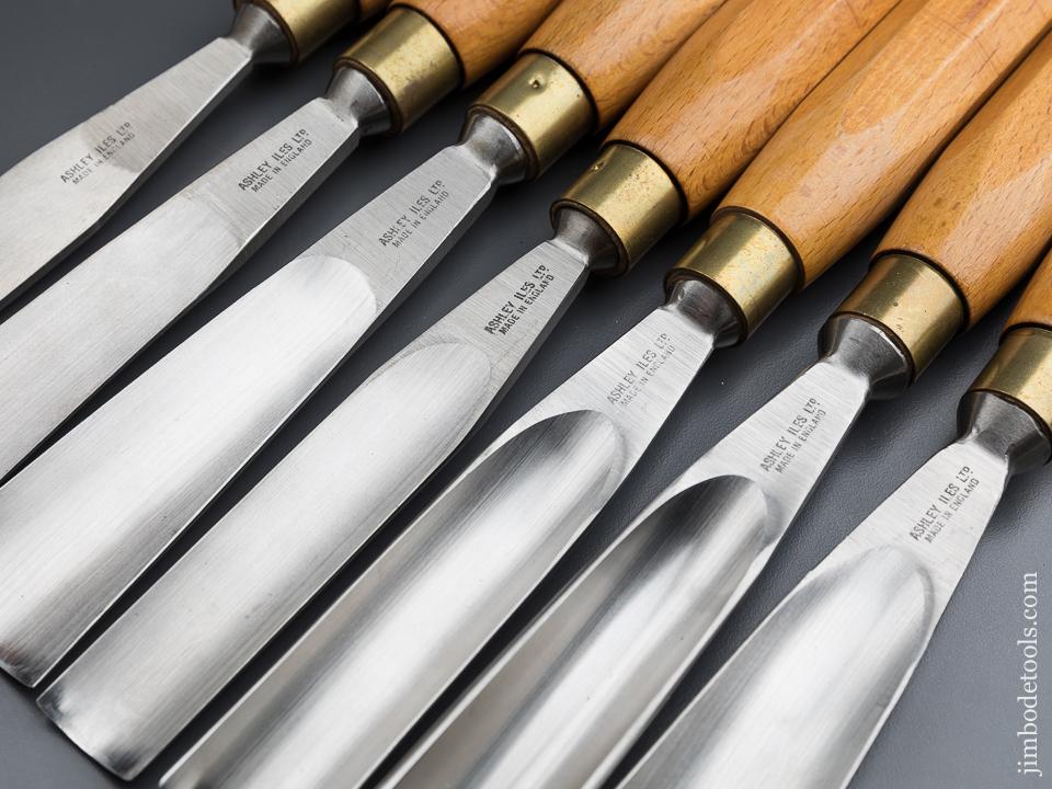 Seven MINT Monster Size ASHLEY ILES Carving Gouges - 87388