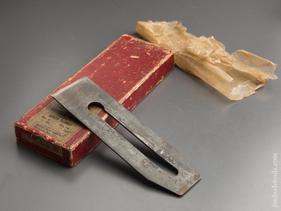 Two MILLERS FALLS Two inch Plane Irons in Original Box and Cutter & Chisel Grinder - 88014