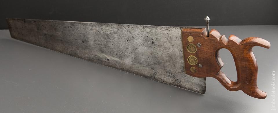 RARE! 18 inch Combination Saw DISSTON No. 42 with Scribe - 88468U