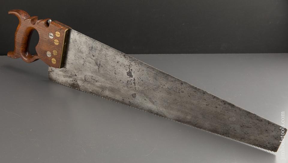 RARE! 18 inch Combination Saw DISSTON No. 42 with Scribe - 88468U