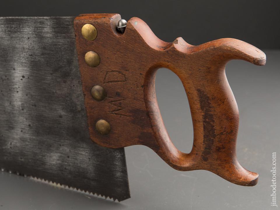RARE 7 point 26 inch Crosscut JACKSON GORHAM DISSTON No. 29 Combination Saw with Scribe - 88496