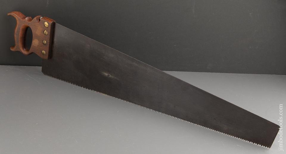 RARE 7 point 26 inch Crosscut JACKSON GORHAM DISSTON No. 29 Combination Saw with Scribe - 88496