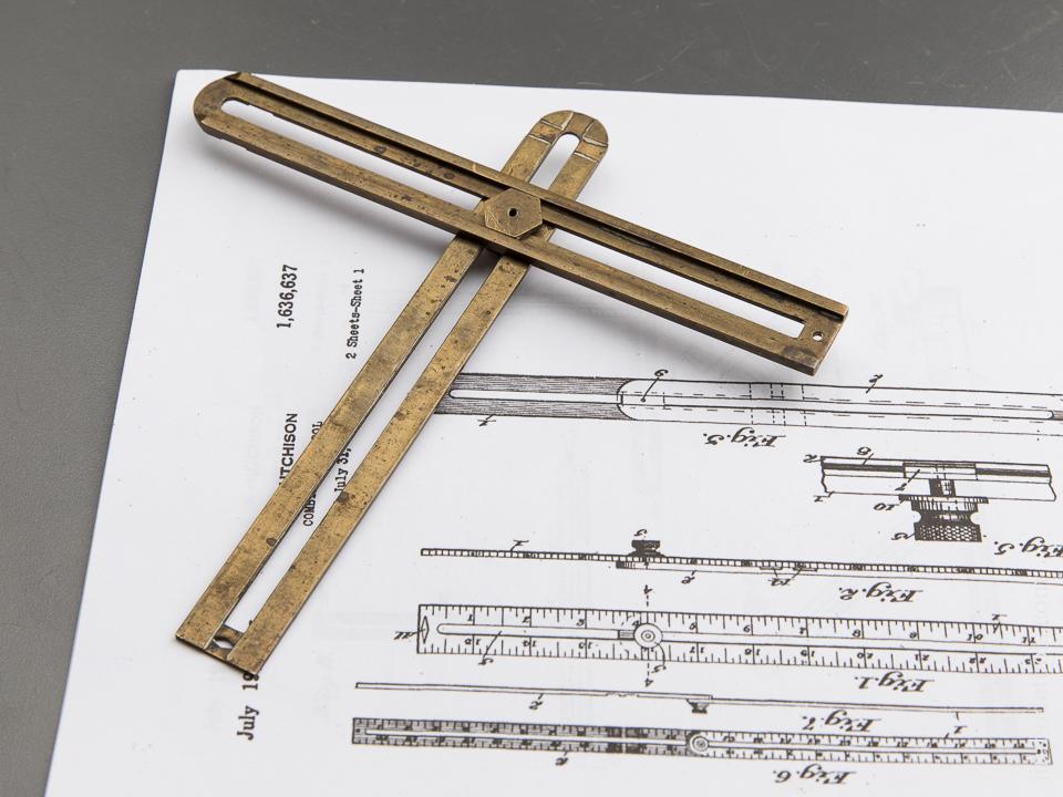 HUTCHISON Patent Guy 19, 1927 Brass Combination Tool - 88578